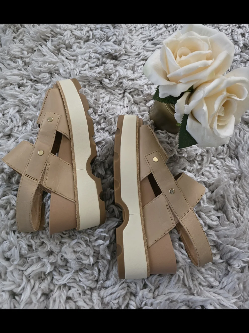 Sorel Joanie IV Wedge Sandals Sz 7